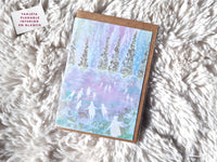 Conjunto de 9 tarjetas navideñas variadas con ilustraciones, dorados y embellecidos